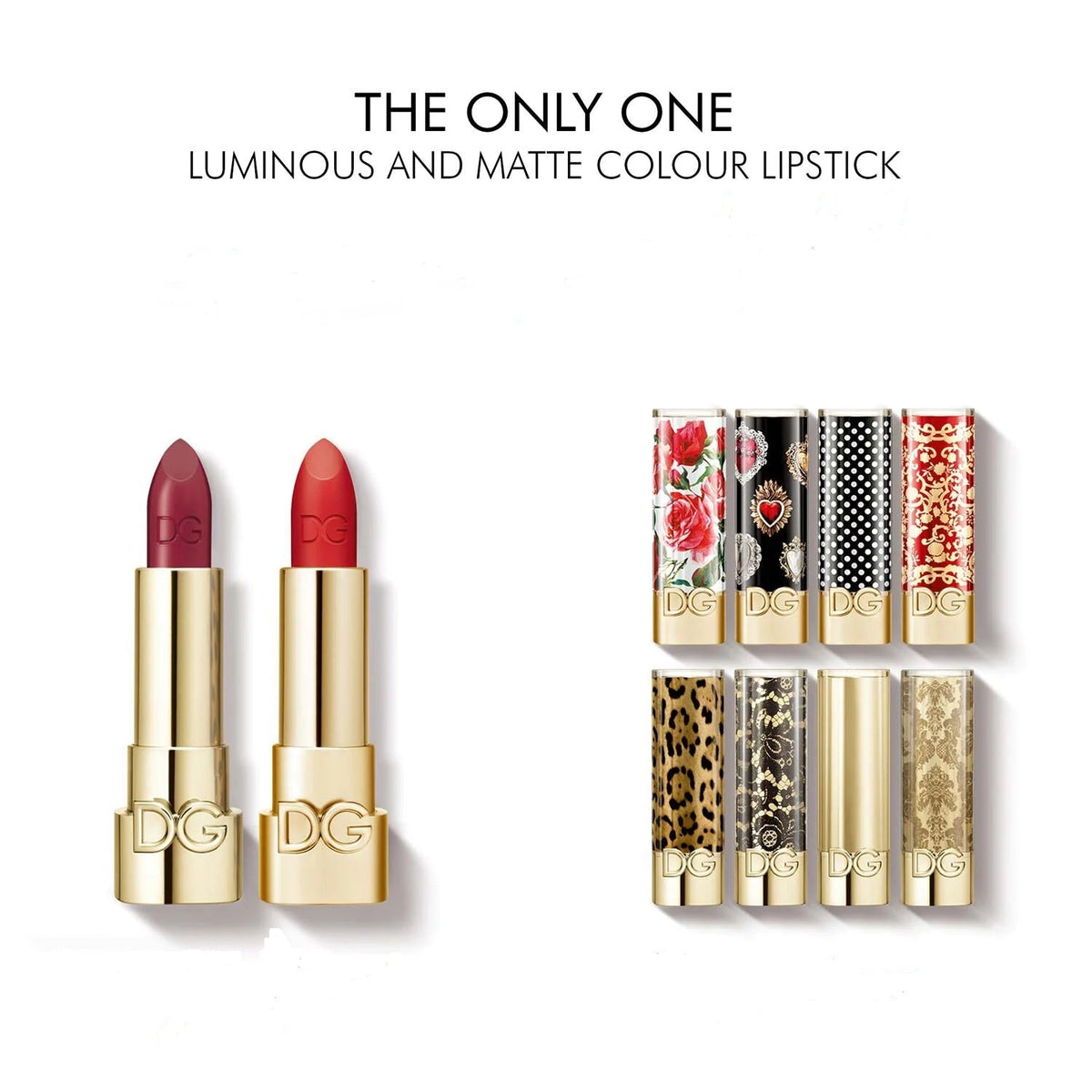 DOLCE & GABBANA the only one matte lipstick + 1 Free Lipstick Cap
